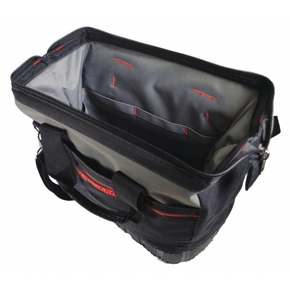 Tool Bag, General Purpose, 16 Pockets, Nylon, 16 Pockets, Black