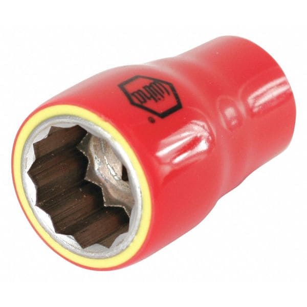 1/2 in Drive Insulated Socket 18 mm, Hex, Metric