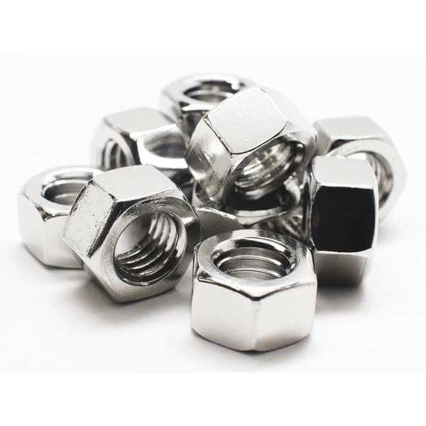 Hex Nut, M3-0.50, 316 Stainless Steel, Not Graded, Advanced Corrosion Resistance, 2.20 mm Ht