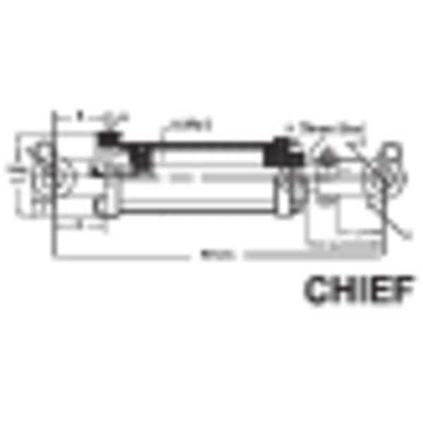 Hydraulic Cylinder, 3-1/2