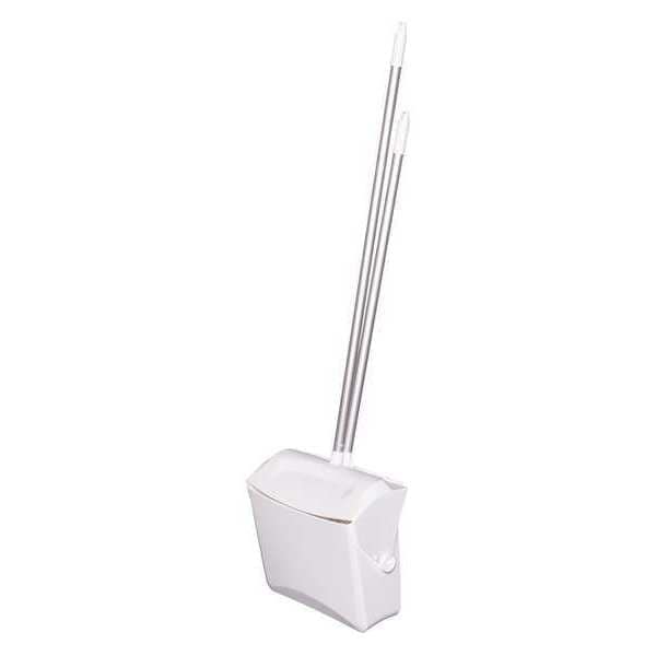 Lobby Dust Pan and Broom Set, White
