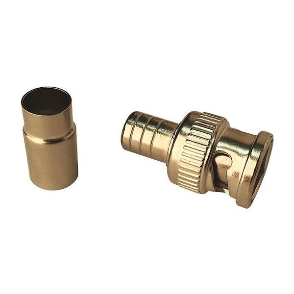 Coaxial Crimp Connector, BNC Male, PK100