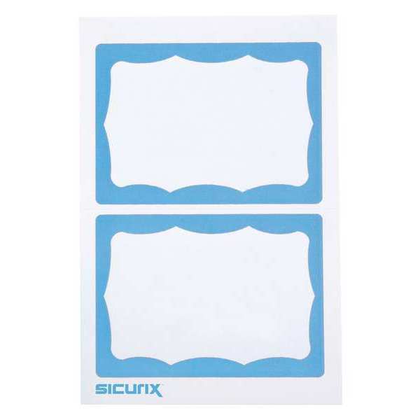 ID Adhesive Badge, Adhesive, PK600