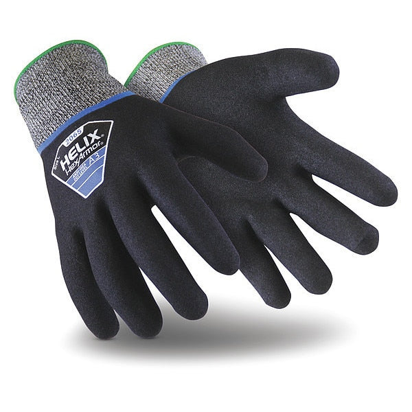 Cut Resistant Coated Gloves, A3 Cut Level, Nitrile, M, 1 PR