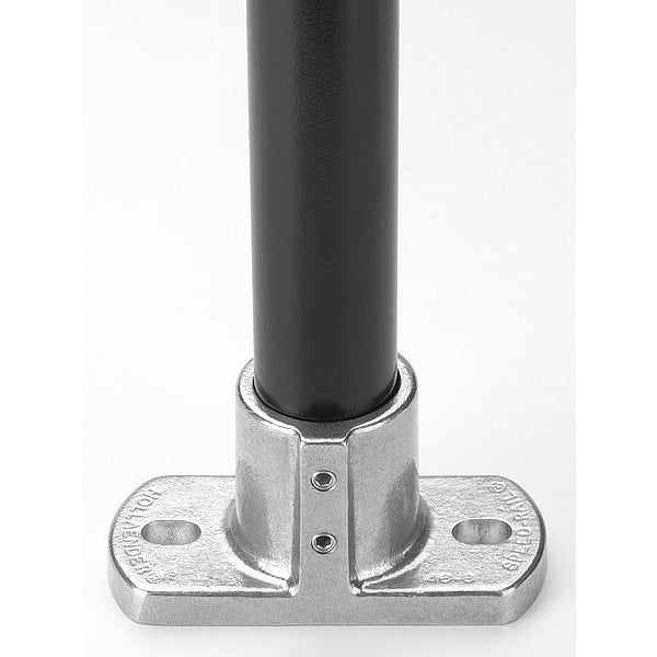 Structural Pipe Fitting, Rectangular Flange, Aluminum, 1.5 in Pipe Size, 32510 lb Tensile Strength