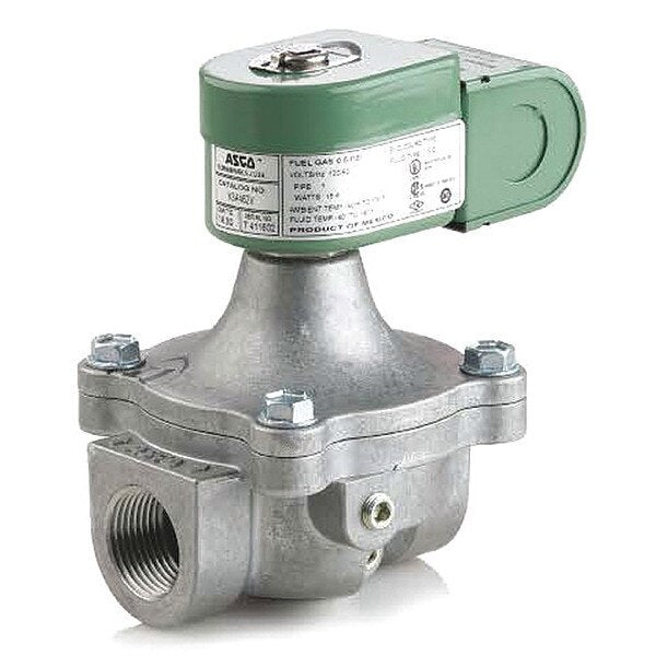 24/60V AC Aluminum Fuel Gas Solenoid Valve, Normally Closed, 3/4