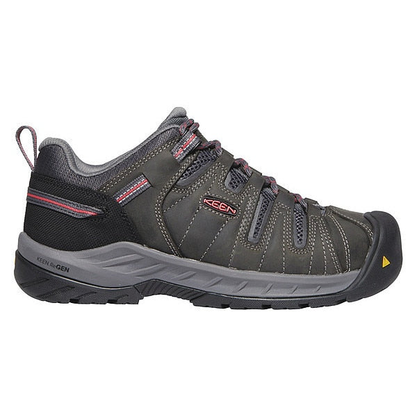 Women's Hiker Shoe Steel Work Shoe, Magnet/Rose