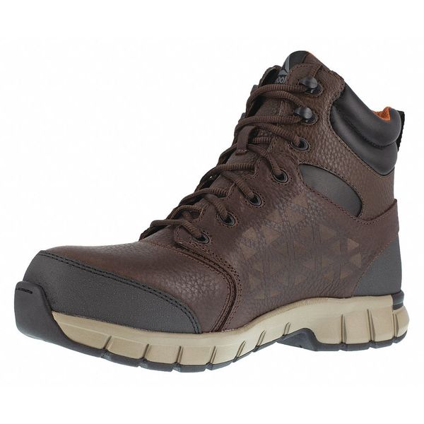 Athletic High-Top Shoe, W, 9, Brown, PR