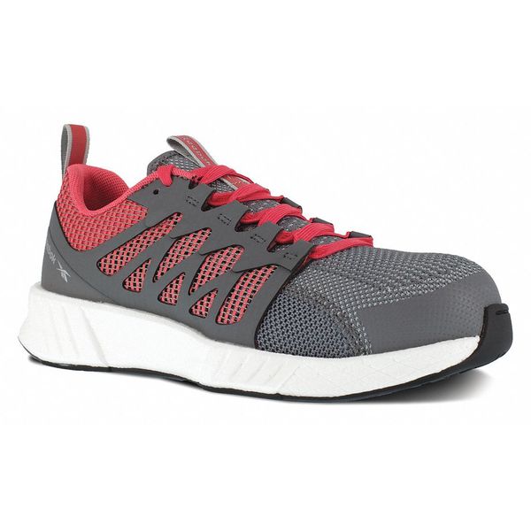Athletic Shoe, W, 6 1/2, Gray, PR