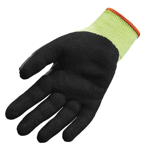 Coated Gloves, Nitrile, Dry/Oily/Wet, L, PR