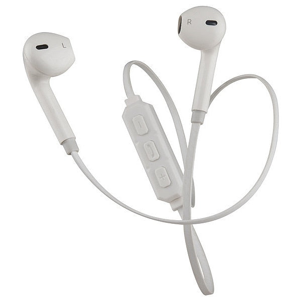 Wireless Earbuds, Plastic, 110VAC, White