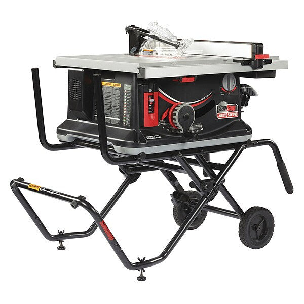 Portable Table Saw 10 in Blade Dia., 25 1/2 in