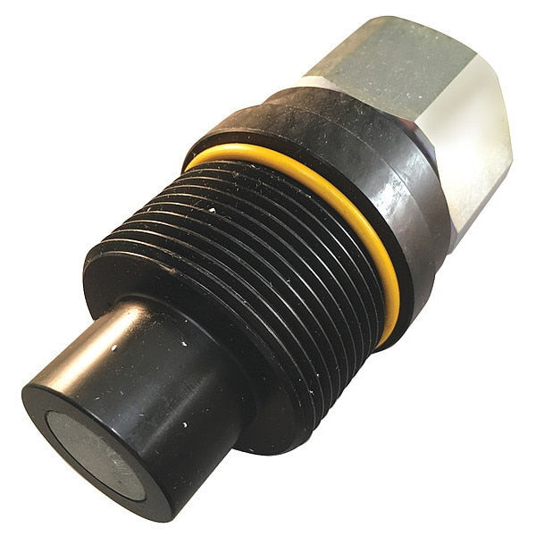Hydraulic Quick Connect Hose Coupling, Steel Body, Push-to-Connect Lock, 1