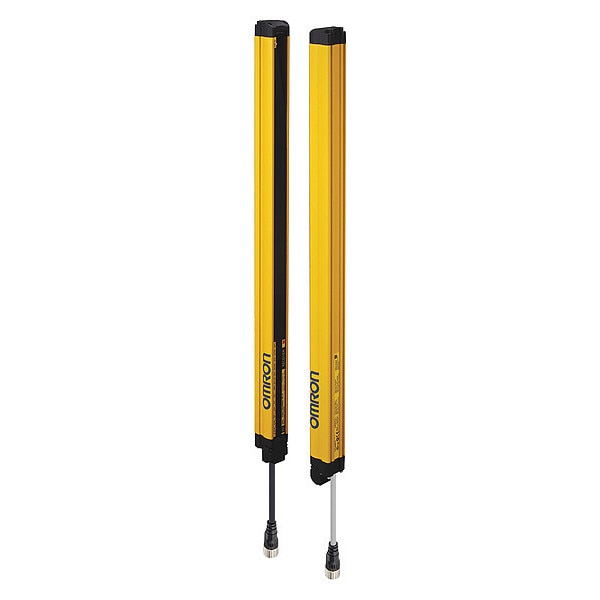 Light Curtain, 24VDC, Yellow, Aluminum