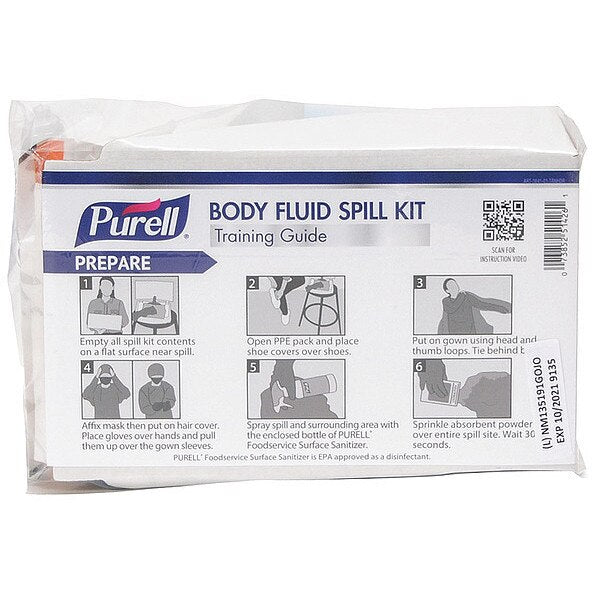 Spill Kit Refill, Bag, 1 gal. Capacity, PK2