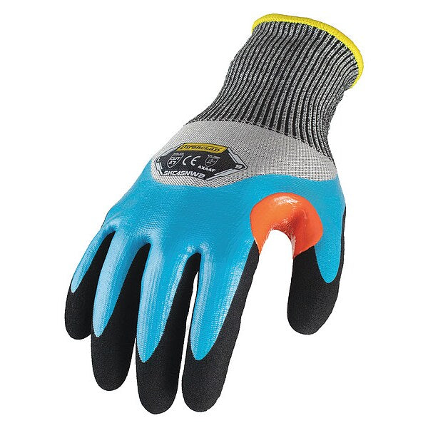 Insulated Winter Gloves, M, HPPE Back, PR