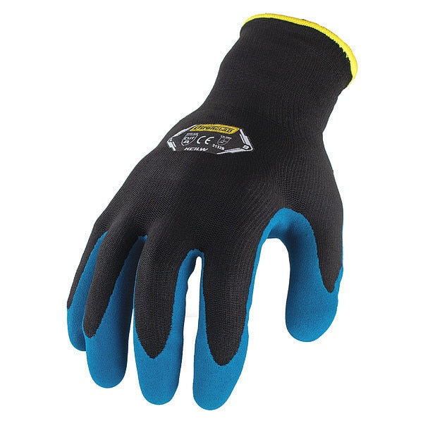 Insulated Winter Gloves, S, Nylon Back, PR