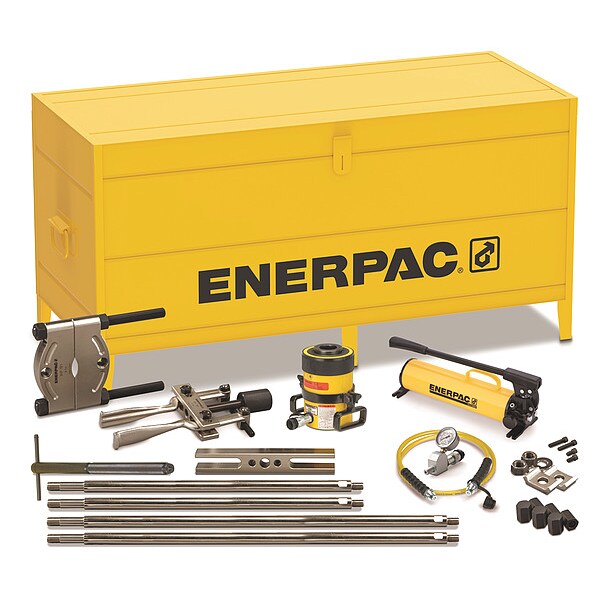 BHP561G, 25 Ton, Hydraulic Cross Bearing Puller Set with Hand Pump