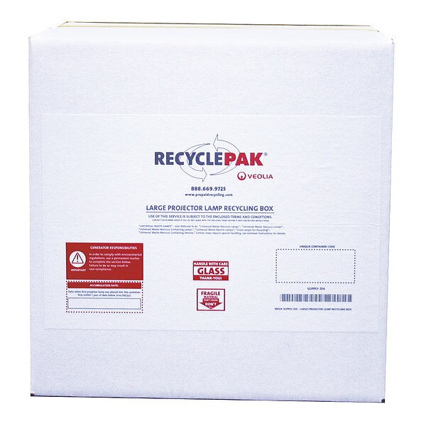 Large Projector Lamp Recycling Box, 18