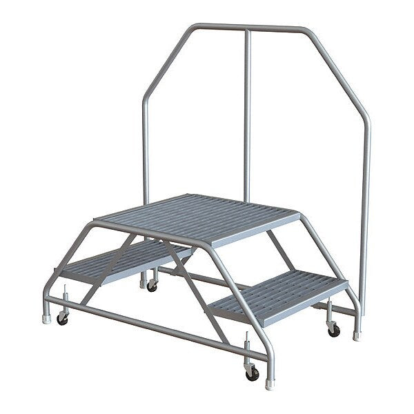 Rolling Step Stool with Handrail, 2-Step – The Tools Man