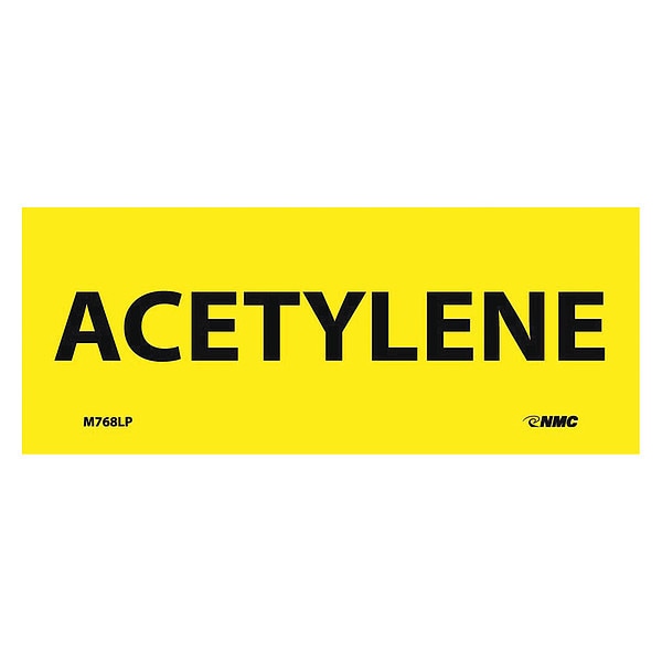 Acetylene Hazmat Label