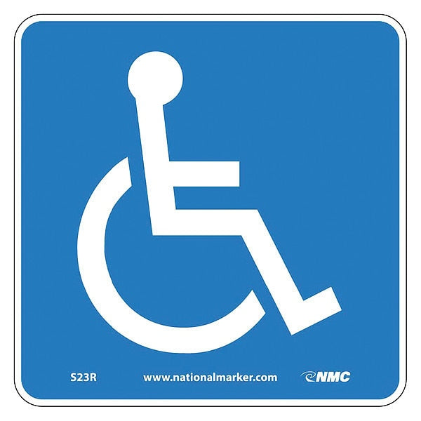 Ada Location Marker Handicapped Sign, S23R