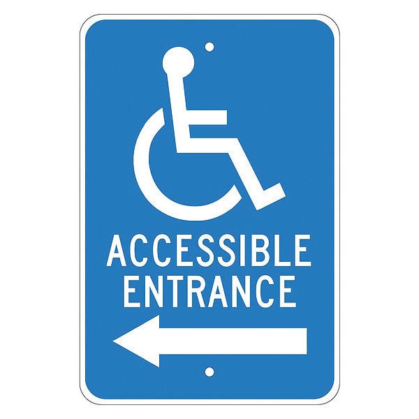 Accessible Entrance Sign, TM150J
