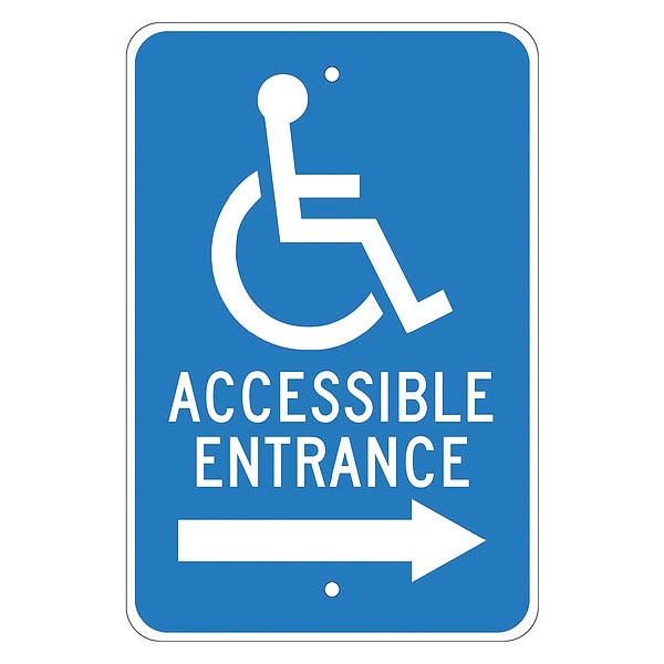Accessible Entrance Sign, TM151J