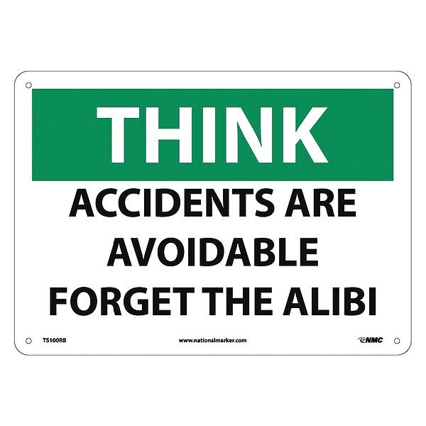 Accidents Are Avoidable Forget The Alibi, TS100RB