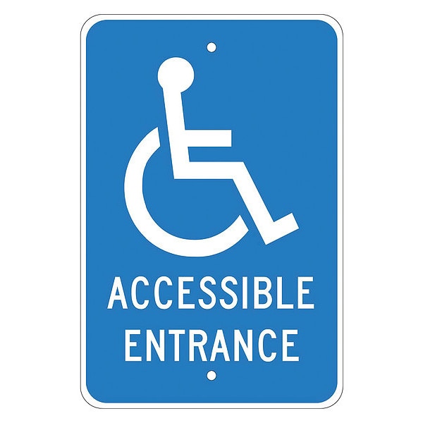 Accessible Entrance Sign, TM149J
