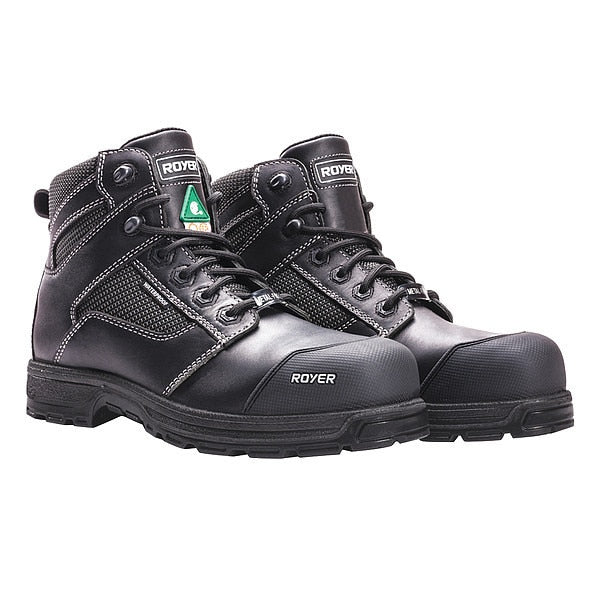 6-Inch Work Boot, M, 10 1/2, Black, PR