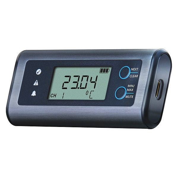 Thermometer, -0.4 deg. to 131 deg. F, LCD