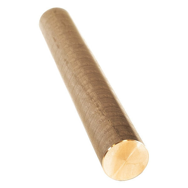 Bronze Rod, 2 1/2 in Dia, 6 in L, 14000psi