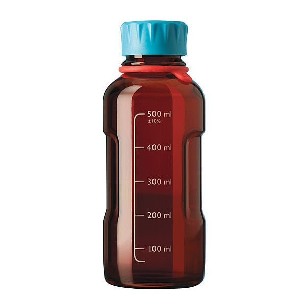 Bottle, 193 mm H, Amber, 78 mm Dia, PK4