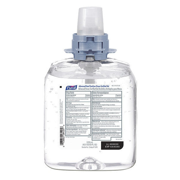 Hand Sanitizer, Cartridge, Gel, 1200mL, PK4, Hygiene Series: FMX