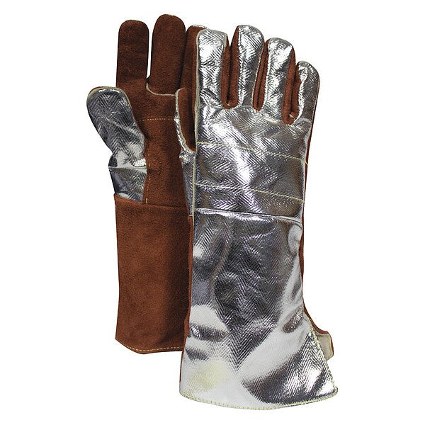 Aluminized Gloves, 1,000F, 16-1/2