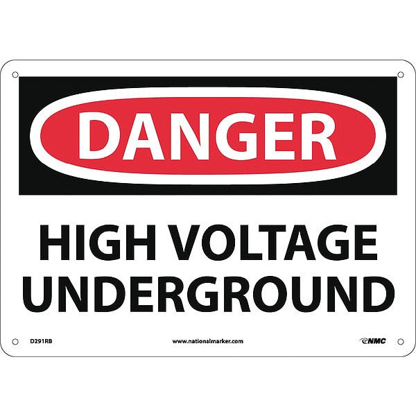 Danger High Voltage Underground Sign