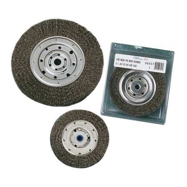 SAIT 06557 Carbon Steel Bench Wire Wheels 6