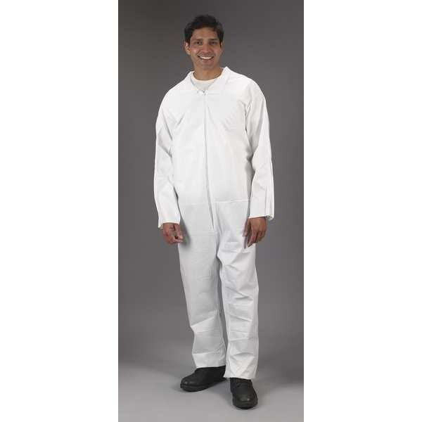 Coveralls, Open Wrist and Ankles, 4X, PK25