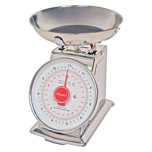 Mechanical Scale with Bowl, 11 lb./5kg