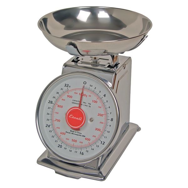 Mechanical Scale with Bowl, 2 lb./1kg