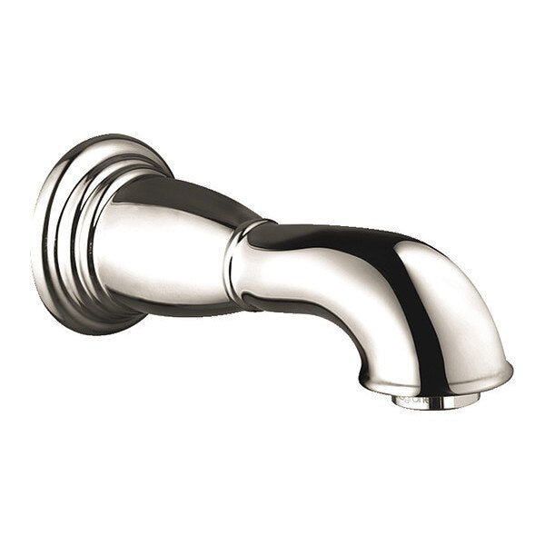 C Tub Spout Wall Mounted, Polished Nickel