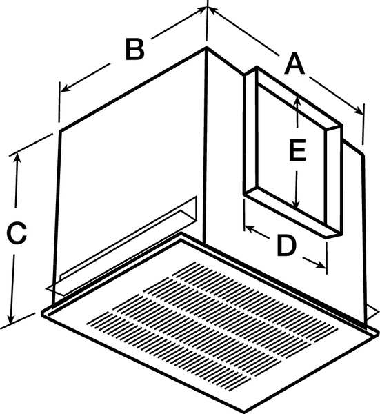 Ceiling Ventilator, 557 CFM, 115 V