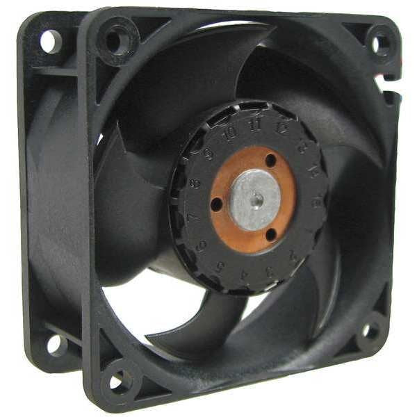 Axial Fan, Square, 24V DC, 33 cfm, 2 1/3 in W.