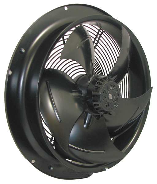 Axial Fan, Round, 230V AC, 1 Phase, 2910 cfm, 20.8