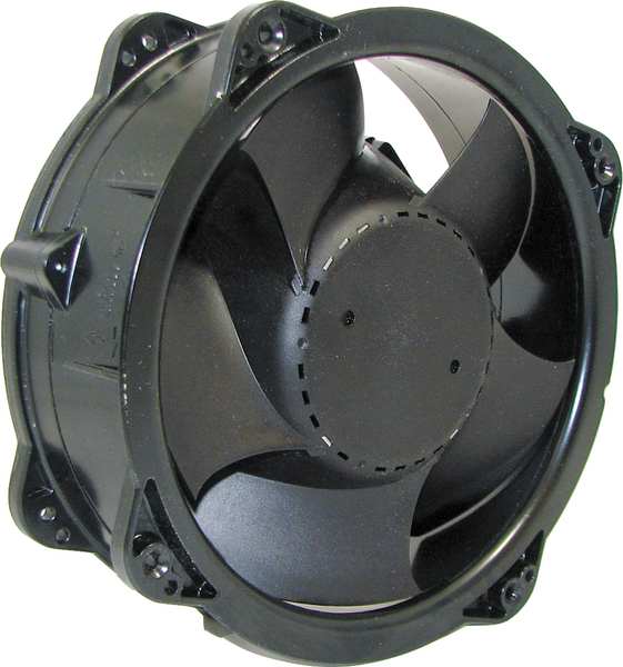 Axial Fan, Round, 230V AC, 1 Phase, 544 cfm, 9.13