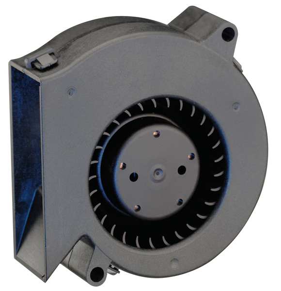 Compact Blower, Square, 12V DC, 16.5 cfm cfm, 3 in W.