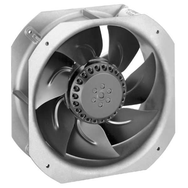Axial Fan, Square, 115V AC, 1 Phase, 606 cfm, 8 7/8 in W.