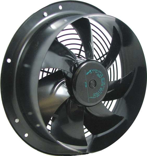 Axial Fan, Round, 24V DC, 1442 cfm, 397mm W.