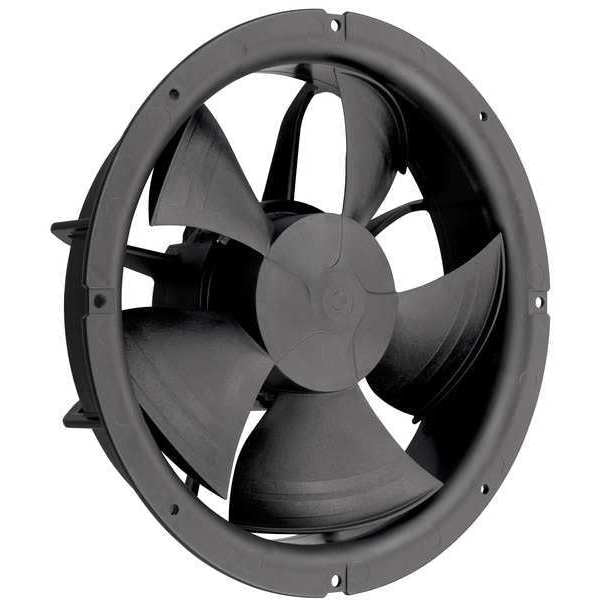 Axial Fan, Round, 115V AC, 1 Phase, 271 cfm, 250mm W.